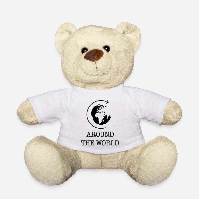 Tour du monde - Nounours - blanc
