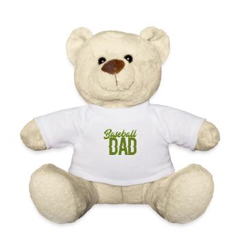 baseball papa - Nounours - blanc - Devant