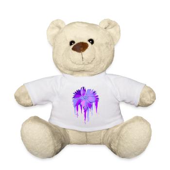 Lila Blume - Teddy - Weiß - Vorne