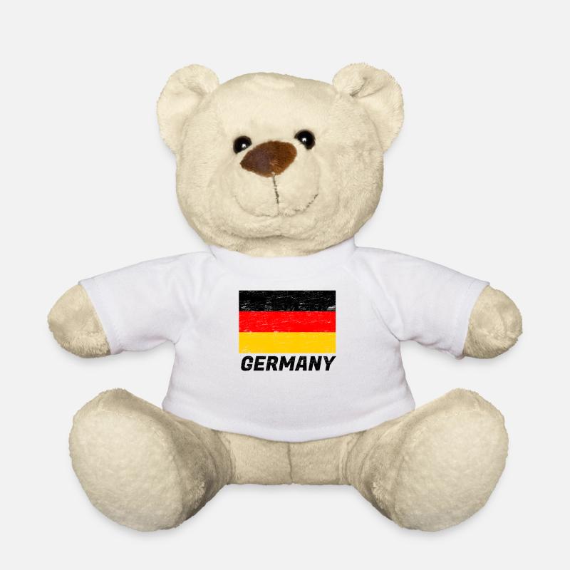 drapeau Allemagne - Nounours - blanc