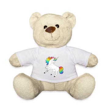 licorne - Nounours - blanc - Devant