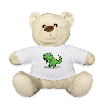 Dinosaurier - Teddy - Weiß - Vorne