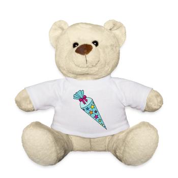Pomne de sucre de l’école - Nounours - blanc - Devant