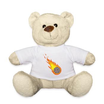 Flaming Meteor Comet Space - Teddy - Weiß - Vorne