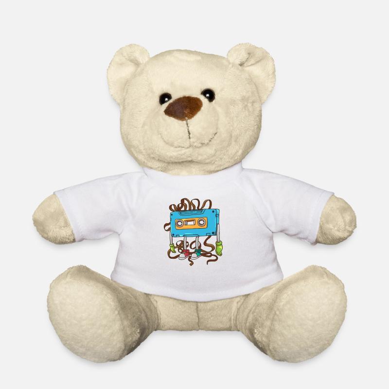 Bandsalat Kassette der 80er - Teddy - Weiß