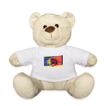 Araignée pop-art - Nounours - blanc - Devant