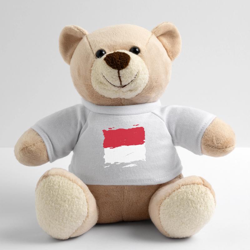 Drapeau Monaco - drapeau de Monaco - drapeau Nounours