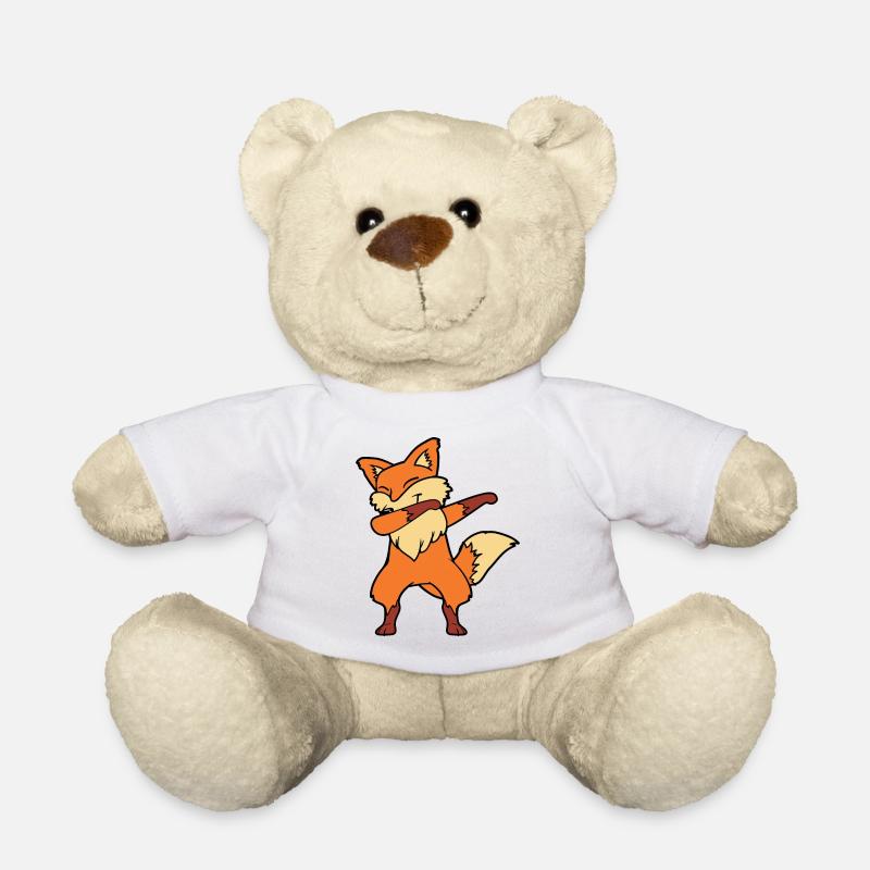 Dabbing Dab Tanzen Fuchs - Teddy - Weiß