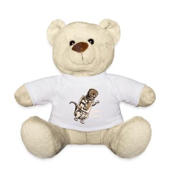 Space otter shirt for cute otter ferret lovers - Teddy Bear - white - Front