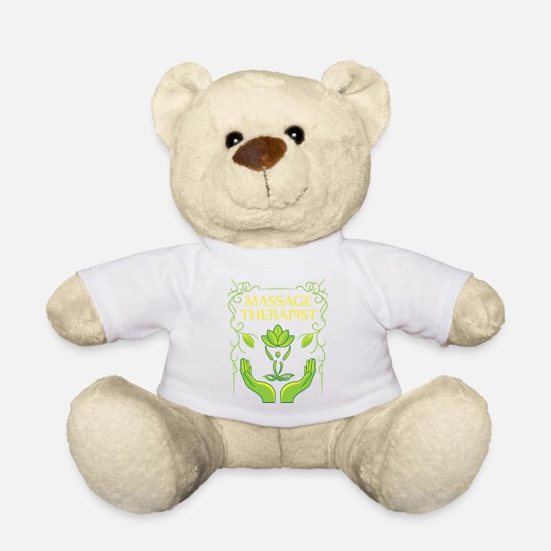 Massage-Therapeut-Hemd Beschäftigungstherapiehemd - Teddy - Weiß