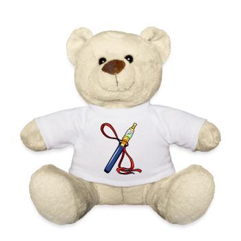 E-Zigarette elektronische Zigarette Raucher - Teddy - Weiß - Vorne