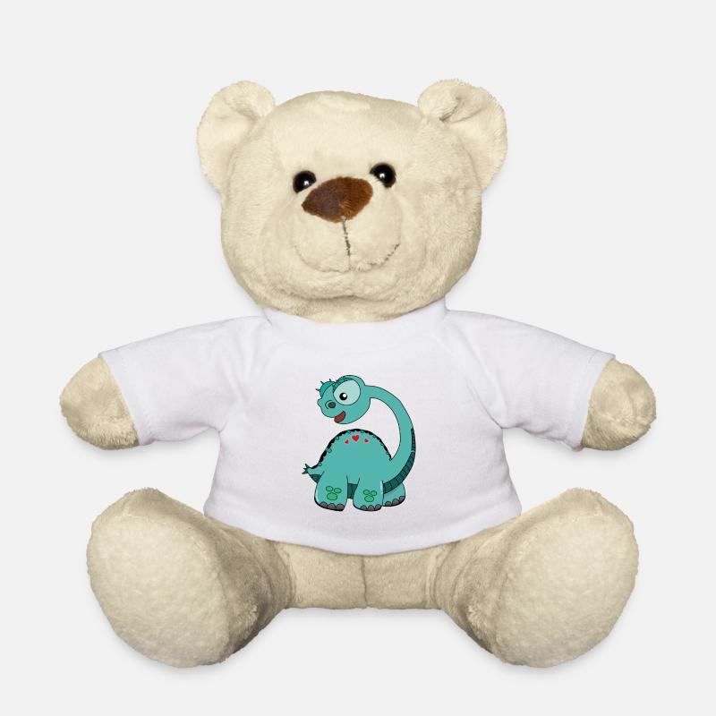 Dinosaurier - Teddy - Weiß