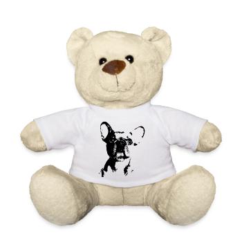 Bulldog Französische Bulldog Dog Hund - Teddy - Weiß - Vorne