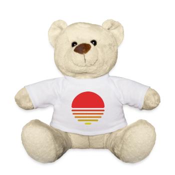 Coucher de soleil - Nounours - blanc - Devant