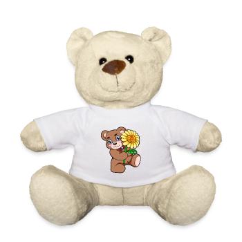 Teddy Bear Flower Sunflower - Teddy Bear - white - Front