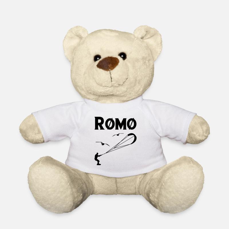 Dänemark Strand Meer Römö Romo Röm Urlaub Geschenk - Teddy - Weiß