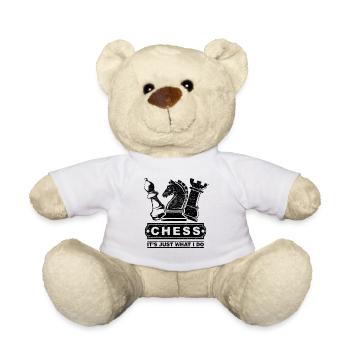 Schach - Teddy - Weiß - Vorne