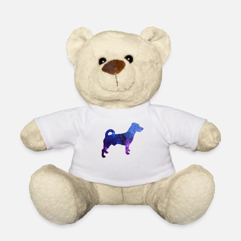 Jack Russel Galaxy Hund Geschenk - Teddy - Weiß
