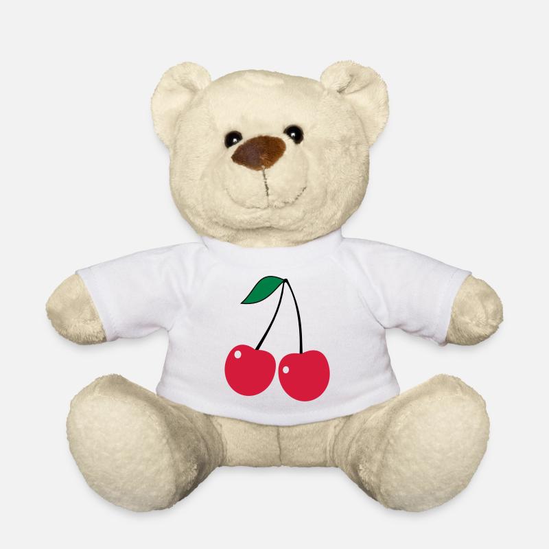 cherry - Teddy Bear - white
