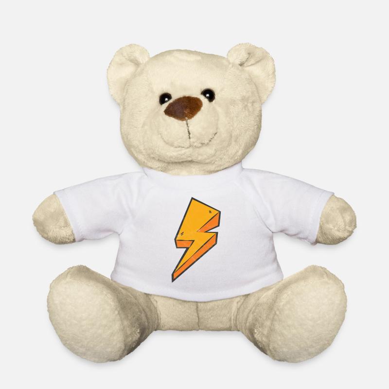 lightning - Teddy Bear - white