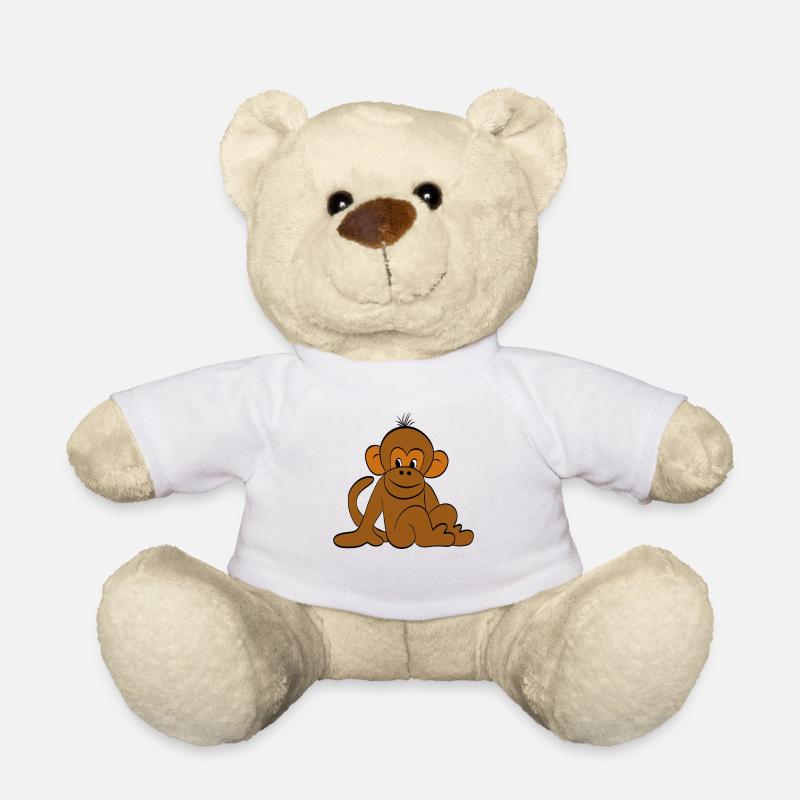 Singe mignon - Nounours - blanc