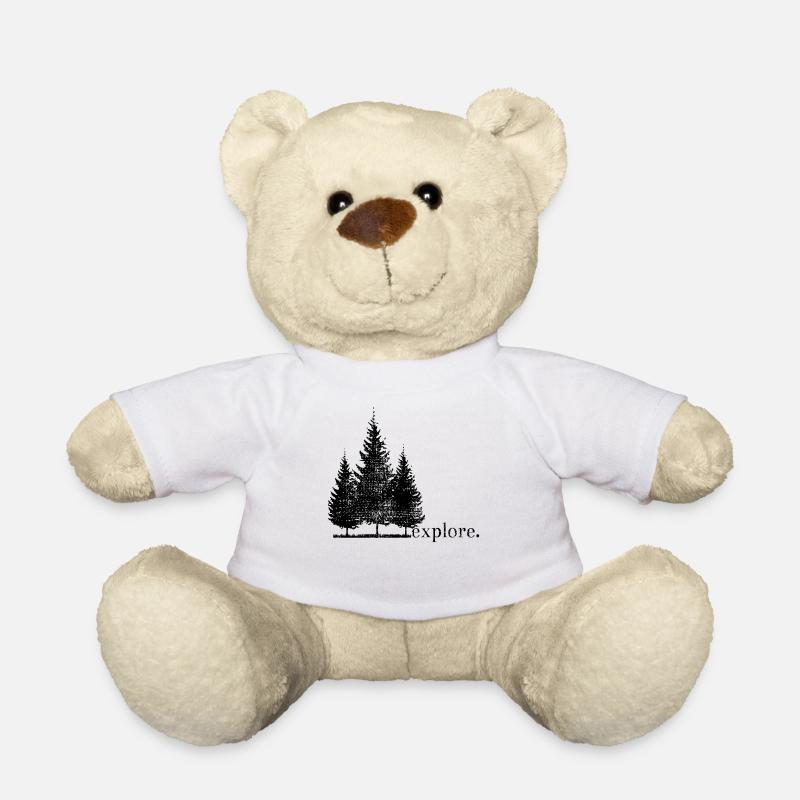 Explore Exploring Nature Hiking - Teddy Bear - white