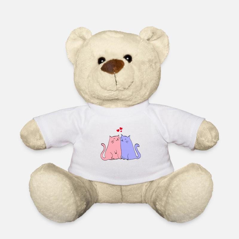 Katzen - Teddy - Weiß