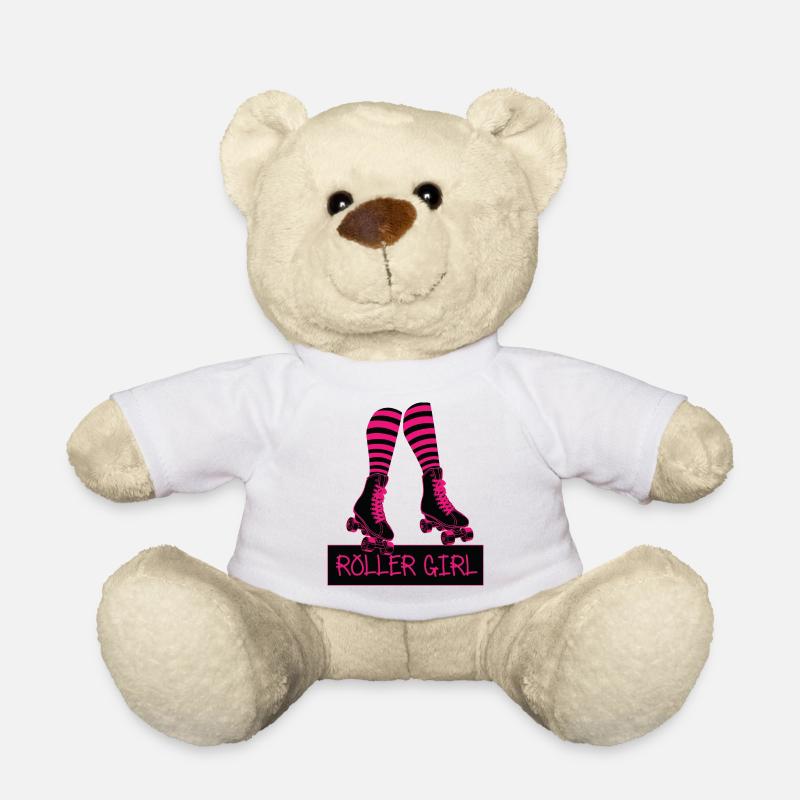Rollschuhe Rollerblades Roller girl - Teddy - Weiß