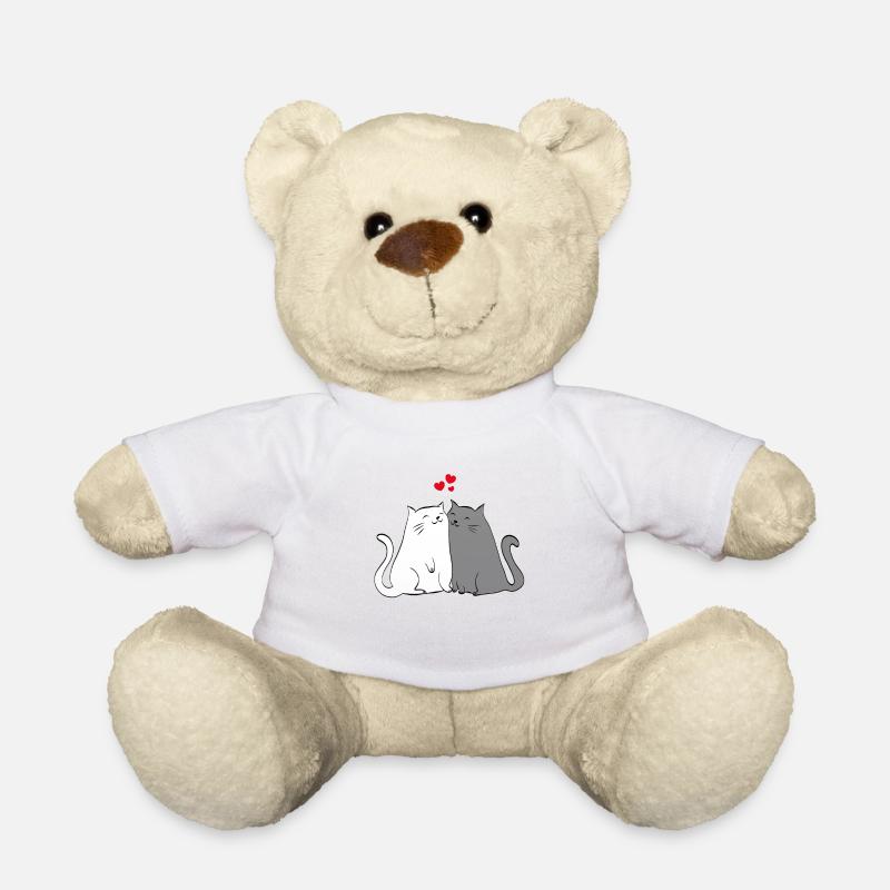 Katzen - Teddy - Weiß