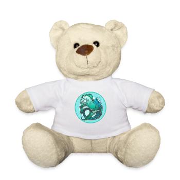 Licorne et Hippocampes - Nounours - blanc - Devant