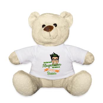 ich bin kein klugscheisser ich weiss es besser - Teddy - Weiß - Vorne