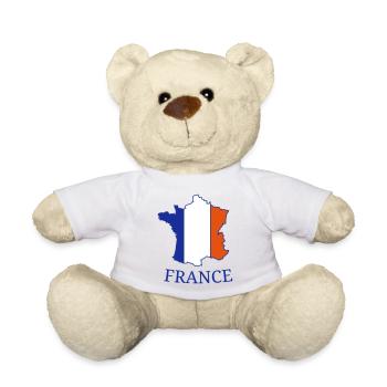 france - Nounours - blanc - Devant