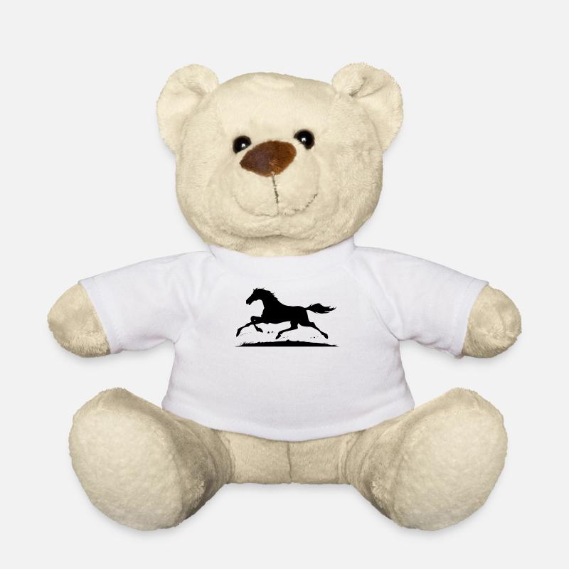 Pferderennen - Teddy - Weiß