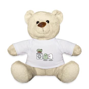 Geist Kostüm Waschmaschine dreckiges Lacken - Teddy - Weiß - Vorne