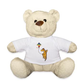 Dragon - Teddy Bear - white - Front