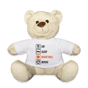 Basketballer - Teddy - Weiß - Vorne