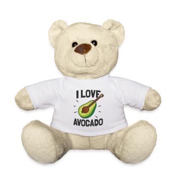 I Love Avocado - Nounours - blanc - Devant
