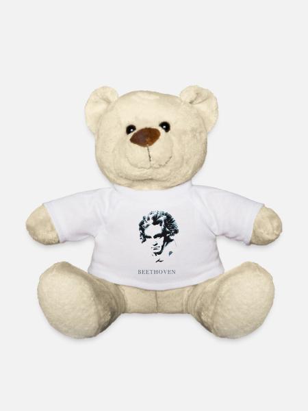 beethoven excentrique genie musique sourd compositeur f - Nounours - blanc