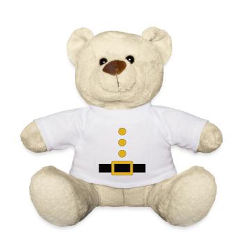 Zwerg Kostüm Verkleidung Weihnachten Halloween - Teddy - Weiß - Vorne