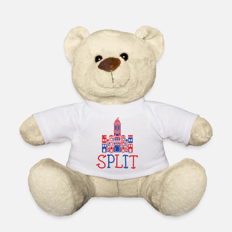 Split - Kroatien Urlaub Shirt - Teddy - Weiß