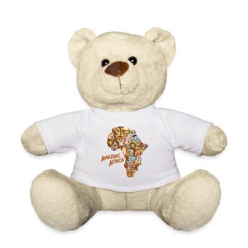 Amazing Africa - Teddy Bear - white - Front
