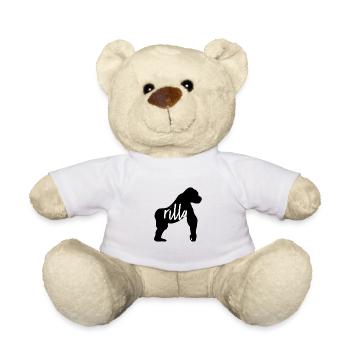 gorilla - Teddy Bear - white - Front