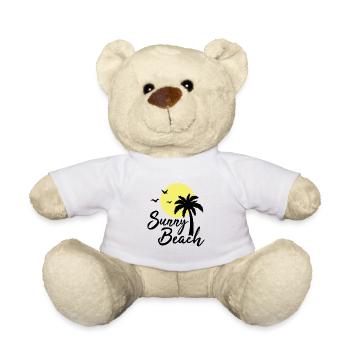 Sunny Beach - Teddy Bear - white - Front
