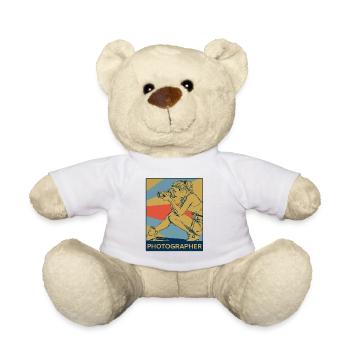 photographer - Teddy Bear - white - Front