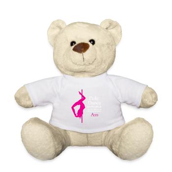 Dieses ist mein Pole-Tanzen-T-Shirt Entwurf, der spricht - Teddy - Weiß - Vorne