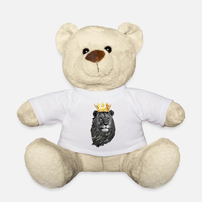King Löwe - Teddy - Weiß