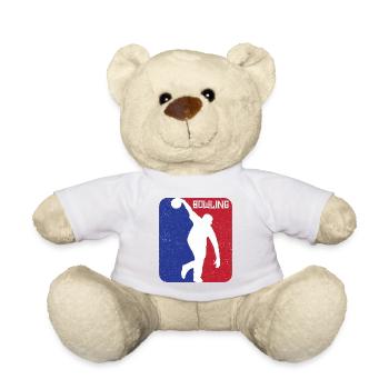 Bowling boule de bowling - Nounours - blanc - Devant