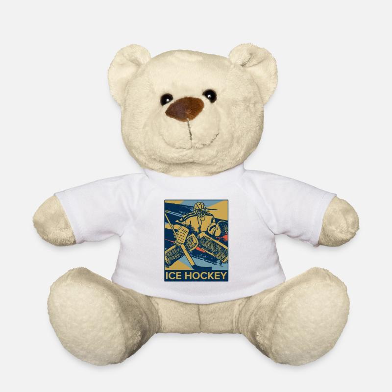Eishockey - Teddy - Weiß