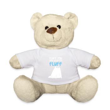 Fluffy vous fluffin cadeau de chat - Nounours - blanc - Devant