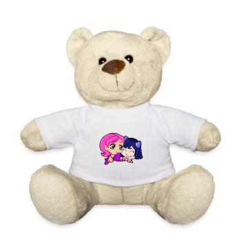 BDSM Petplay Chaton Ageplay Petit Brat - Nounours - blanc - Devant